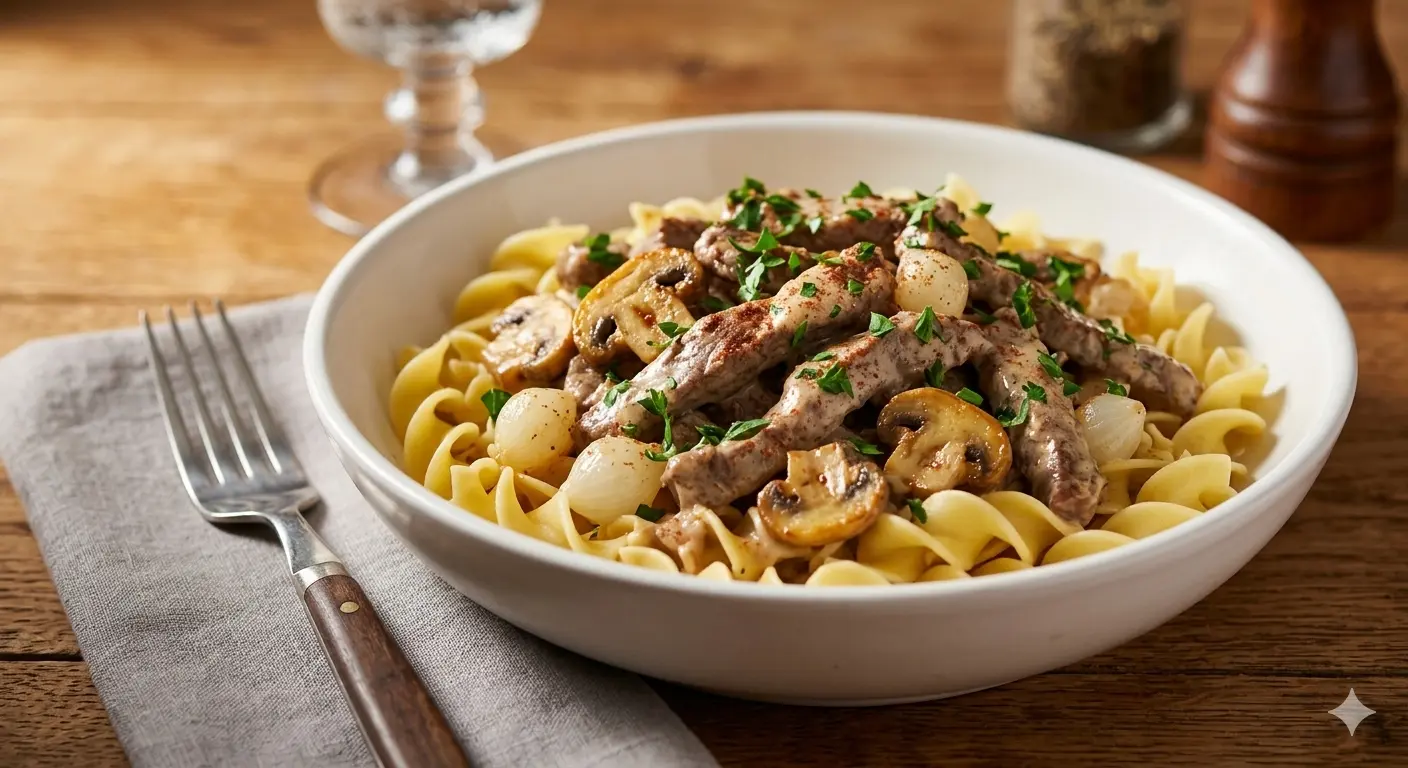 Bœuf stroganoff