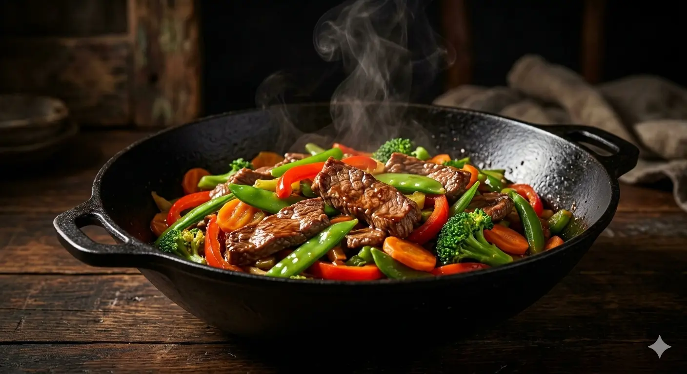 Wok de bœuf